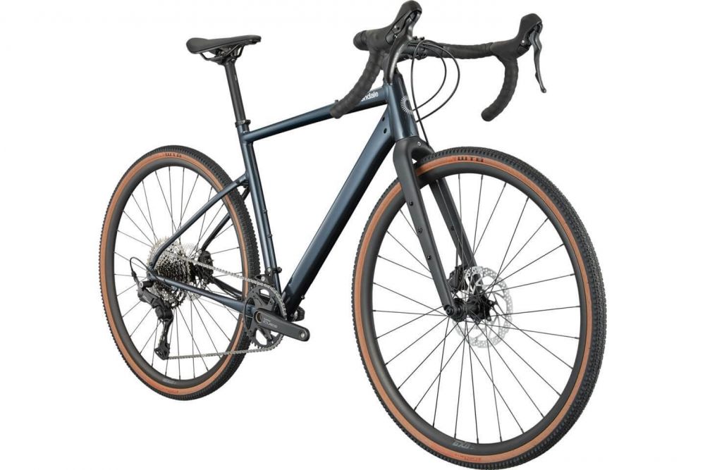 Cannondale Topstone 2 CUES 1x11 sininen gravelpyörä hiilikuituhaarukall