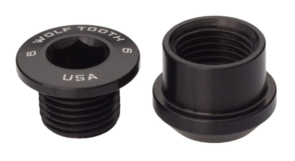 Wolftooth Set of 4 Chainring Bolts+Nuts for 1X – Musta