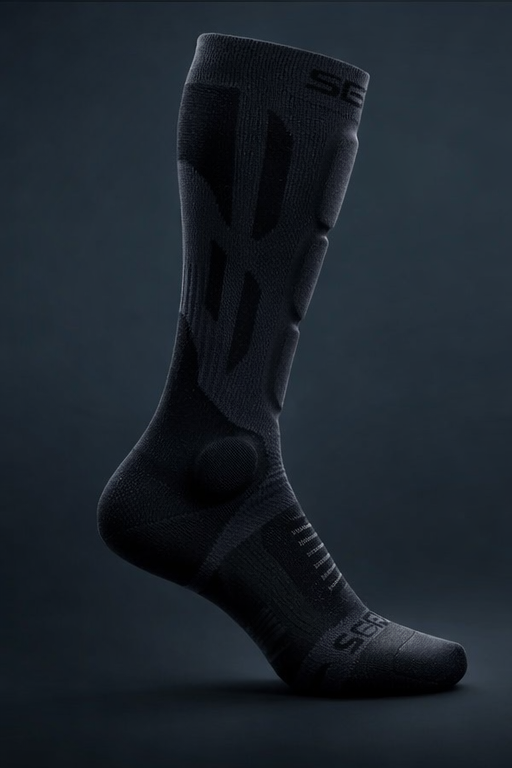 Seryt Shelter Protective socks – Black Grey