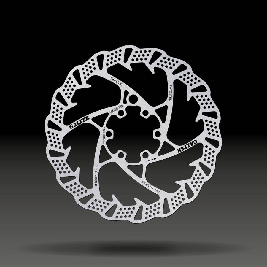 Galfer Disc Shark - 6-Bolt 160mmx1.8mm