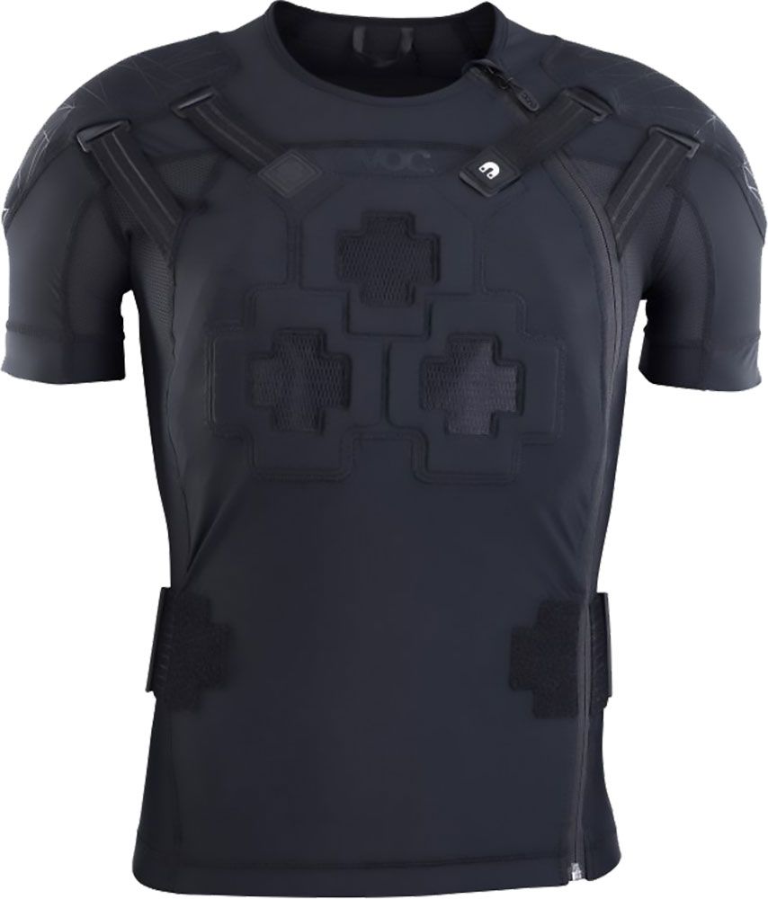 EVOC Protector Jacket Pro musta MTB-suojatakki LITESHIELD FLEX -suojilla