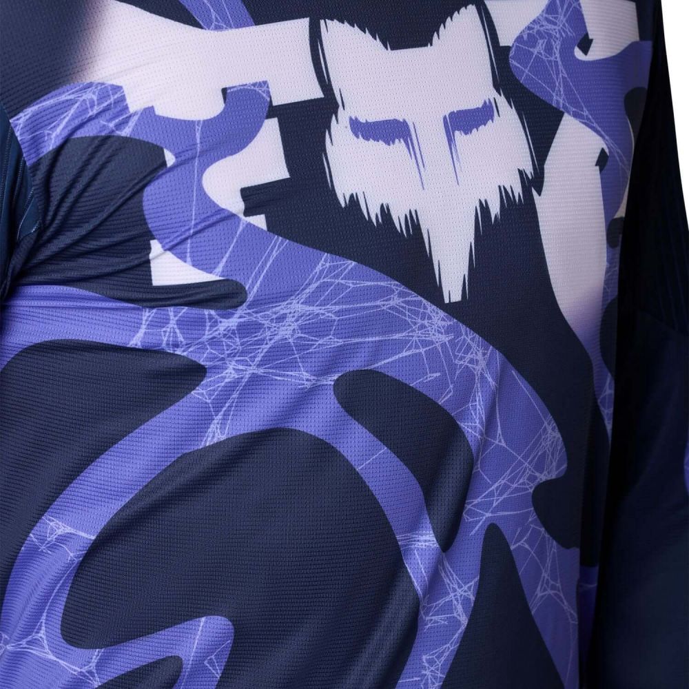 FOX Flexair LS Jersey Diffuse SE, image 3 – Blueberry