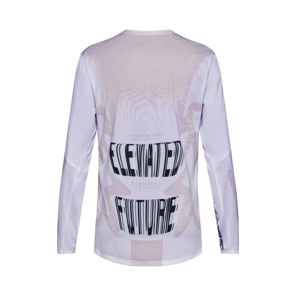 FOX Flexair LS Jersey Diffuse SE, image 3 – White
