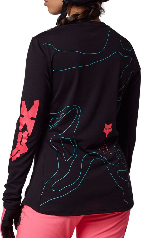 FOX Womens Ranger Mid LS Jersey Lunar, kuva 3