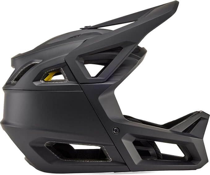 Fox Proframe Matte Black hyvin tuulettuva enduro- ja trail-kypärä
