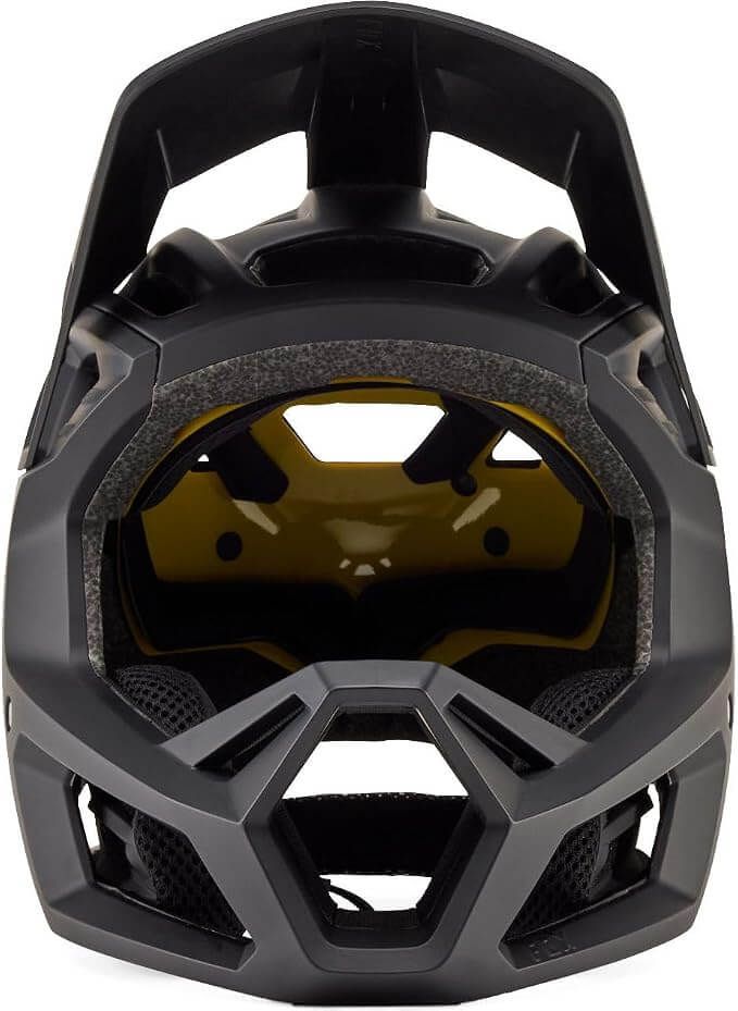 Fox Proframe Matte Black full face -kypärä kiinteällä leukasuojalla