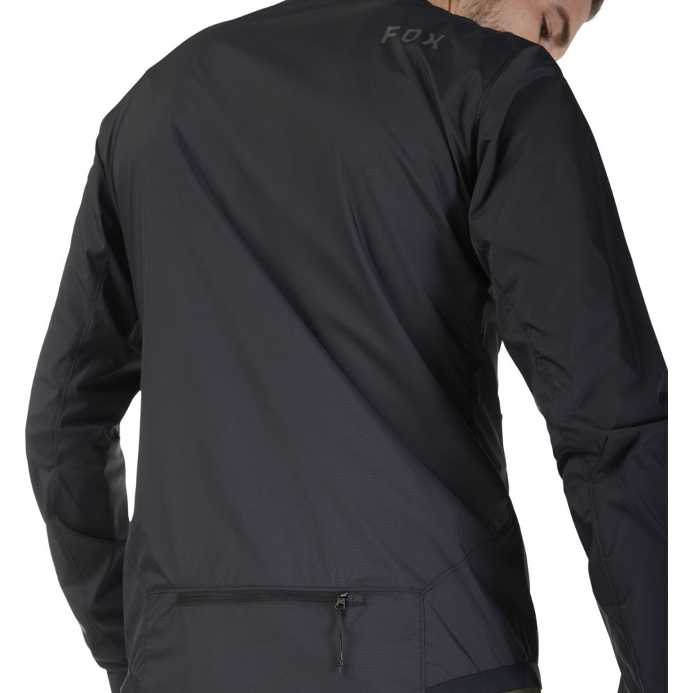 FOX Ranger Wind Jacket vetoketjullisella takataskulla