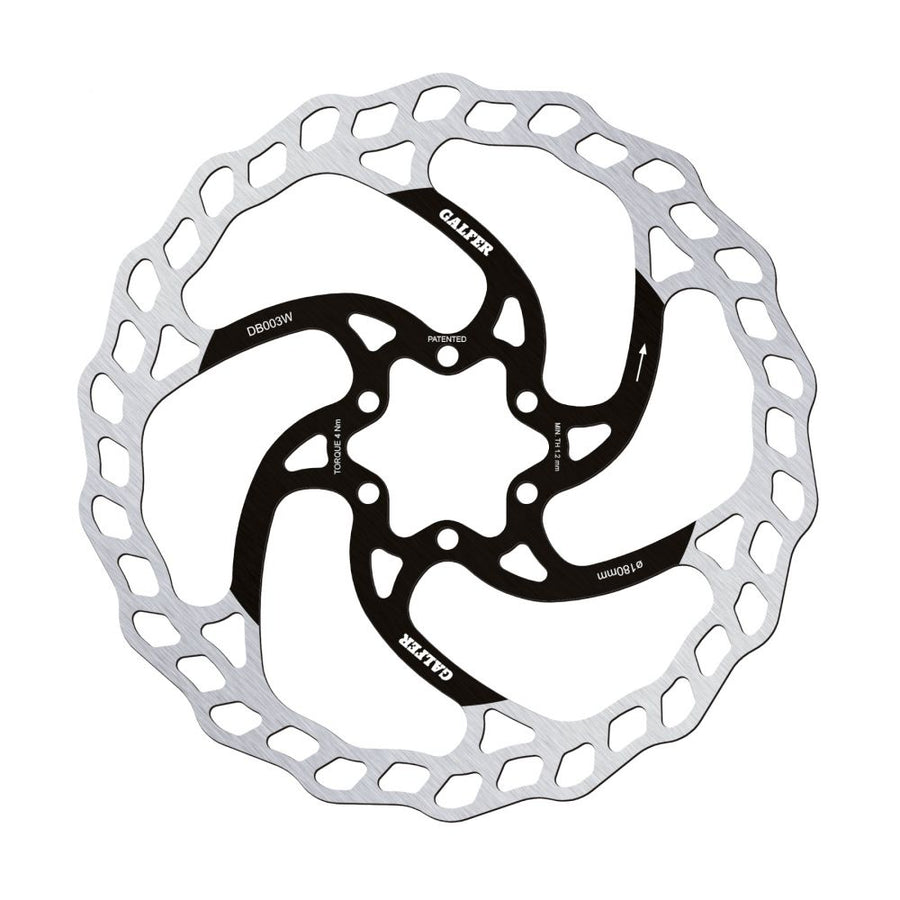 Galfer Wave Brake Disc - 6-Bolt 180mmx1.8mm