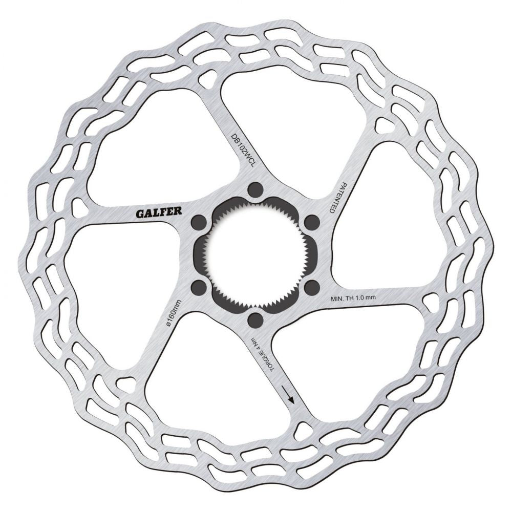 Galfer Wave Brake Road Disc - CL 160mmx1.8mm