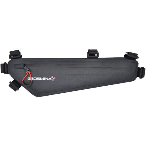 Geosmina Small Frame Bag Gravel runkolaukku musta