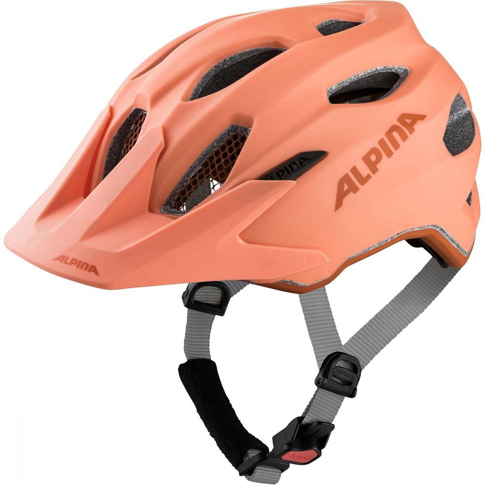 Alpina Carapax JR Lasten pyöräilykypärä – Peach