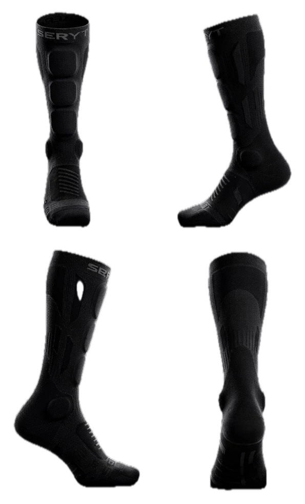 Seryt Shelter Protective socks – Black Grey