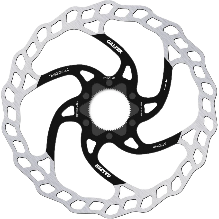 Galfer Disc Wave Brake Disc - Centerlock 180mmx2mm