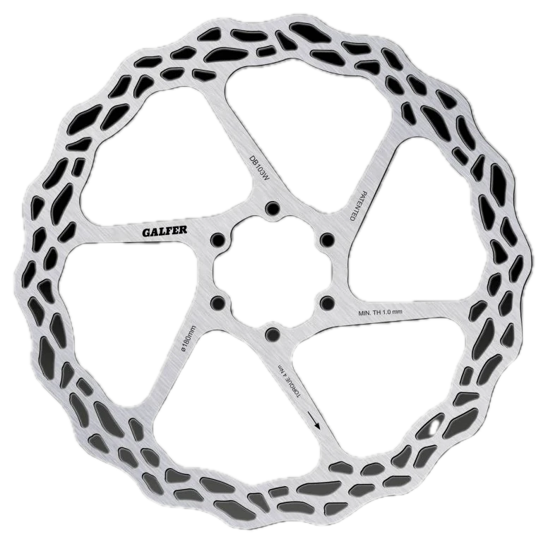 Galfer Wave Brake Disc - 6-Bolt 180mmx1.8mm