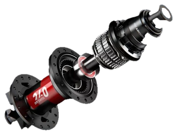 DT Swiss 240 6-bolt Rear Hub Ratchet DEG 90, image 2