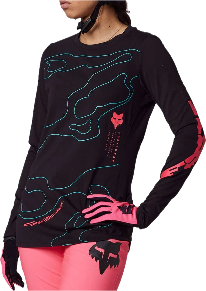 FOX Womens Ranger Mid LS Jersey Lunar, kuva 2