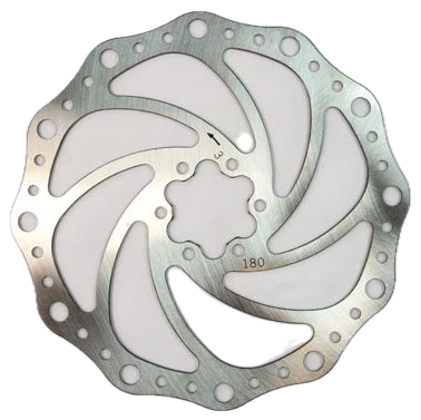 EBC 180 mm 6-bolt brake disc + adapter