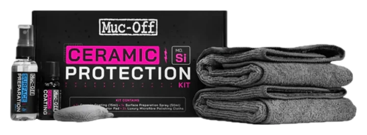 Muc-Off Ceramic Protection Kit pyörän rungon ja maalipinnan suojaukseen