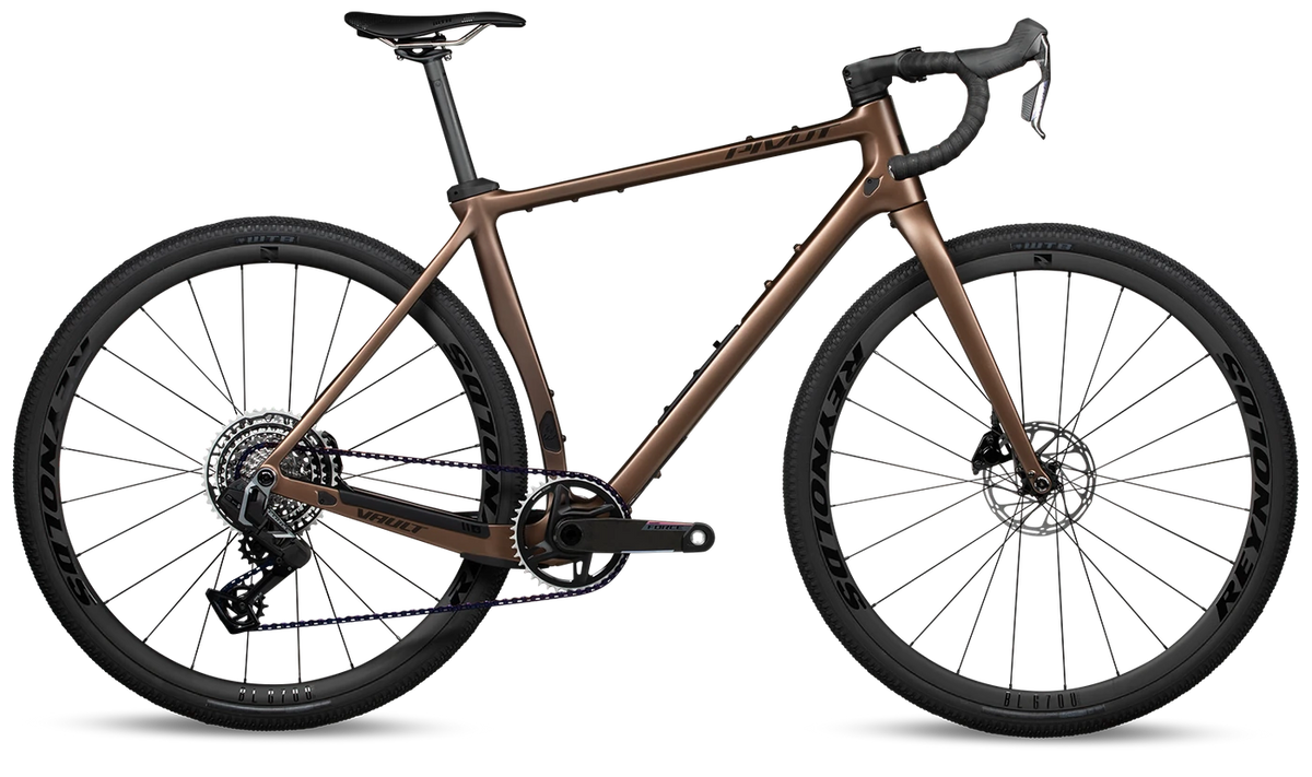 Pivot Vault Team Force XPLR AXS Reynolds G700 Copper Comet gravel pyörä