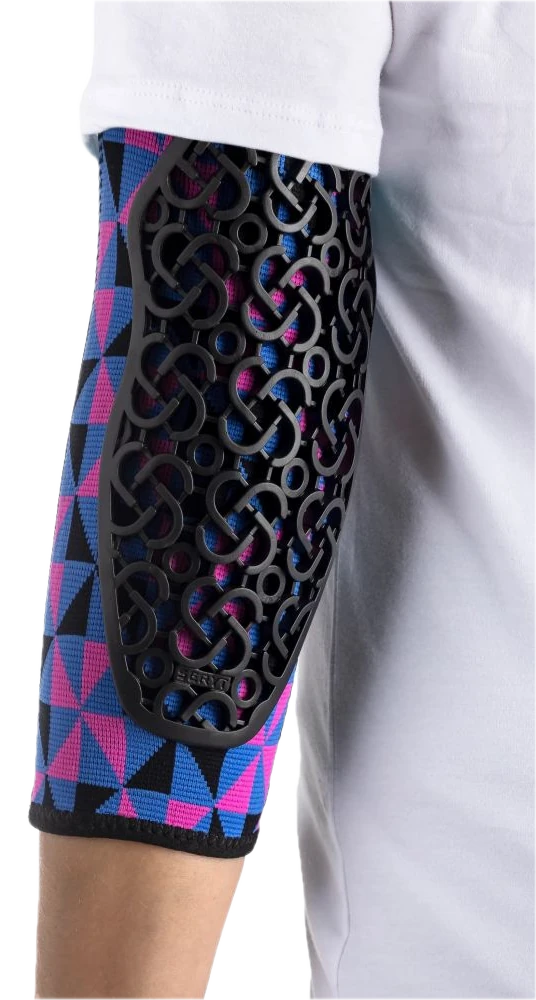 Pinkki-sininen SERYT Flow Elbow Protector CE Level 2 -kyynärsuoja