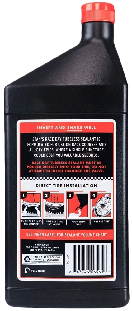 Stan’s NoTubes Race Day Tubeless Sealant 1000ml, kuva 2