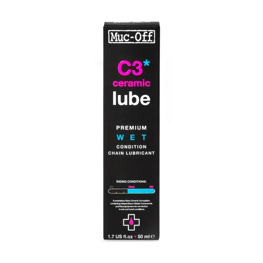 MUC-OFF Wet Lube - C3 Ceramic 120 ml Chain Lube