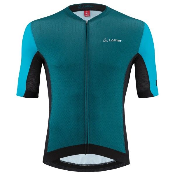 Löffler M BIKE JERSEY FZ CORE HOTBOND cycling shirt – Blue Coral