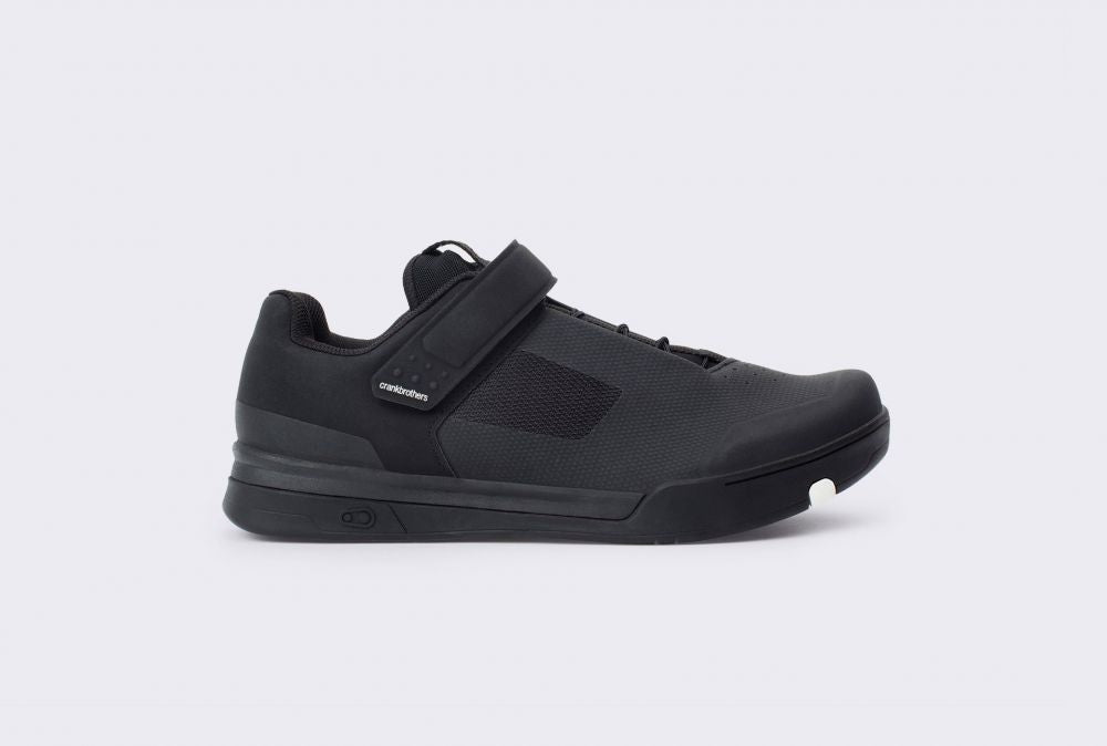 CRANKBROTHERS Mallet Speedlace+Strap Cycling Shoe for Clipless Pedals Black/White, image 3
