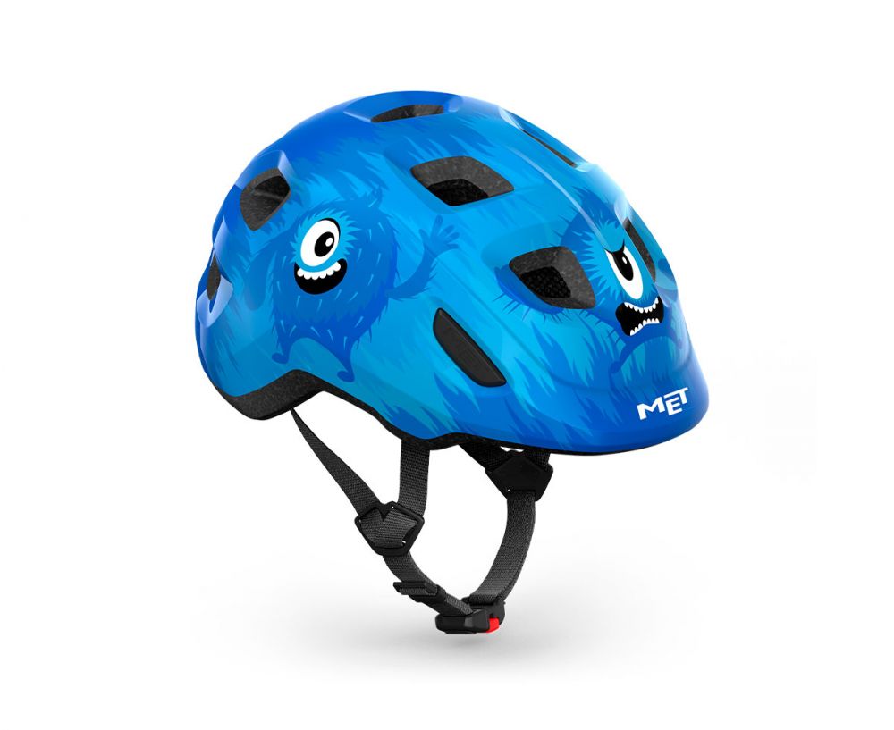 MET Hooray Lasten Pyöräilykypärä – XS 46–52 cm / Blue Monsters | Glossy