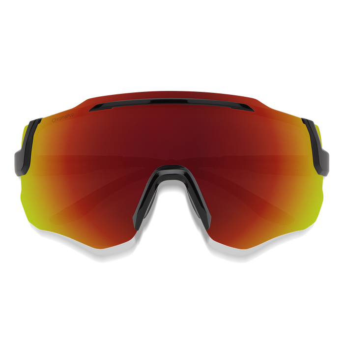 SMITH Momentum ajolasit – Black + ChromaPop Red Mirror + Clear Lens