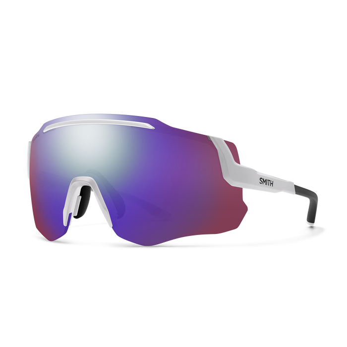 SMITH Momentum ajolasit – White + ChromaPop Violet Mirror + Clear Lens
