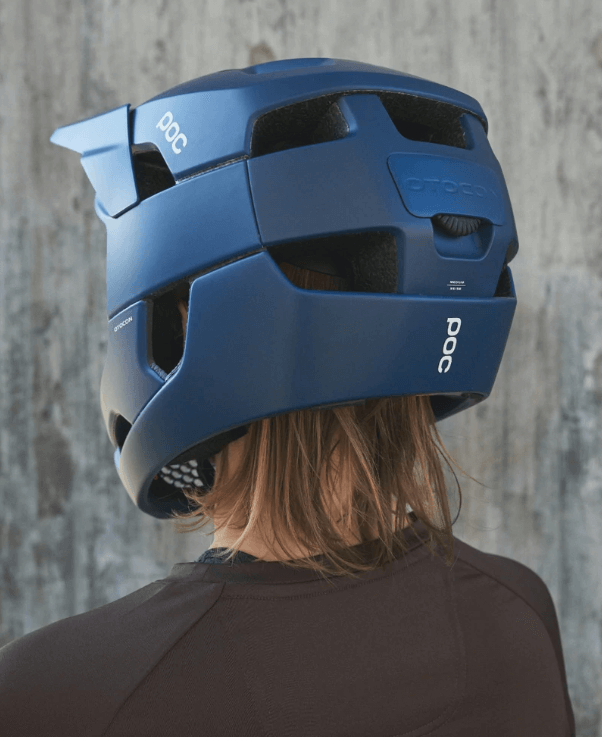 POC Otocon Lead Blue Matt full face -kypärä breakaway-lipalla