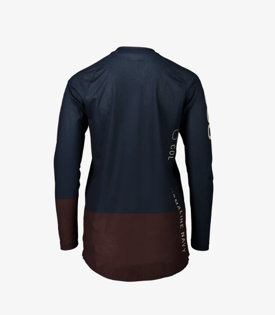 POC W's MTB Pure LS Jersey, kuva 2 – Turmaline Navy/Axinite Brown