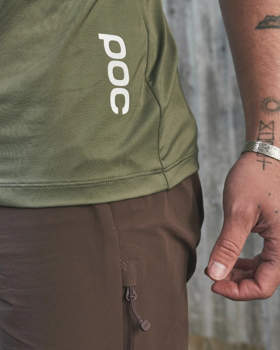 POC Reform Enduro Light Tee, image 4 – Epidote Green