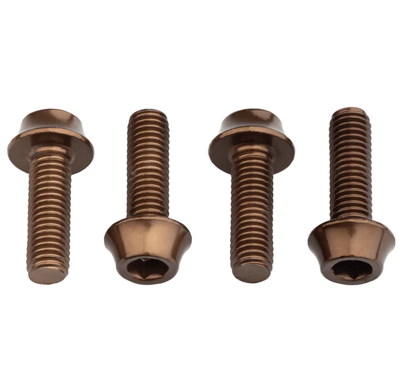Wolf Tooth Water Bottle Cage Bolts 4 kpl – Espresso