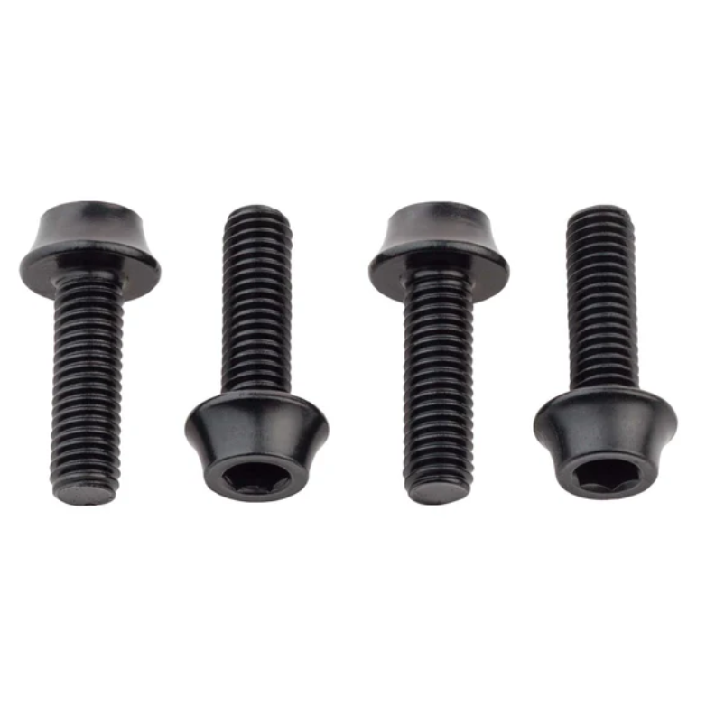 Wolf Tooth Water Bottle Cage Bolts 4 kpl – Black