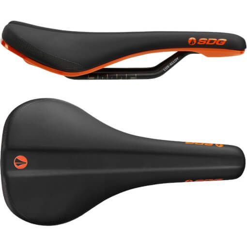 Satula SDG Bel-Air 3.0 Lux-Alloy – Musta/Oranssi