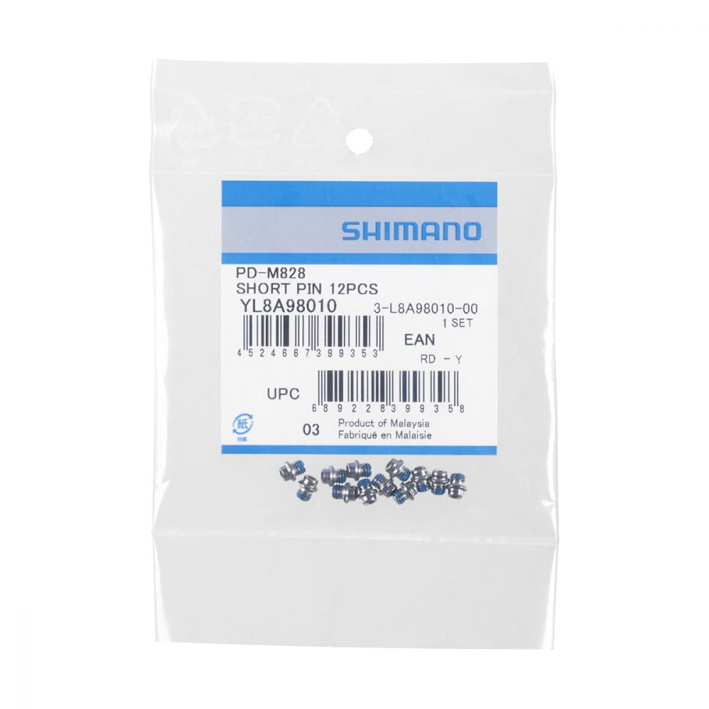Shimano Short Pins, 12 pcs, Saint M828 / XT M8140 / M8040, image 2