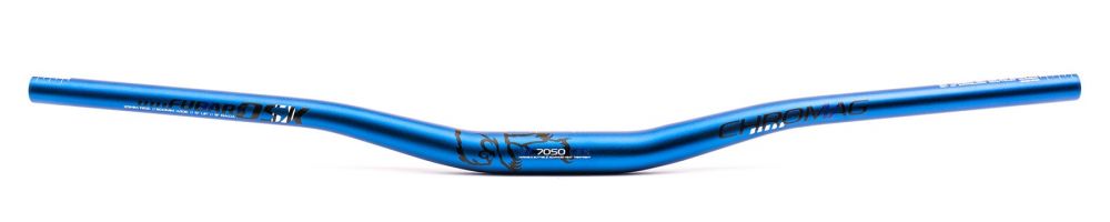 Chromag Fubars Ohjaustanko OSX Anodized 31,8X800mm 25mm nousulla – Sininen