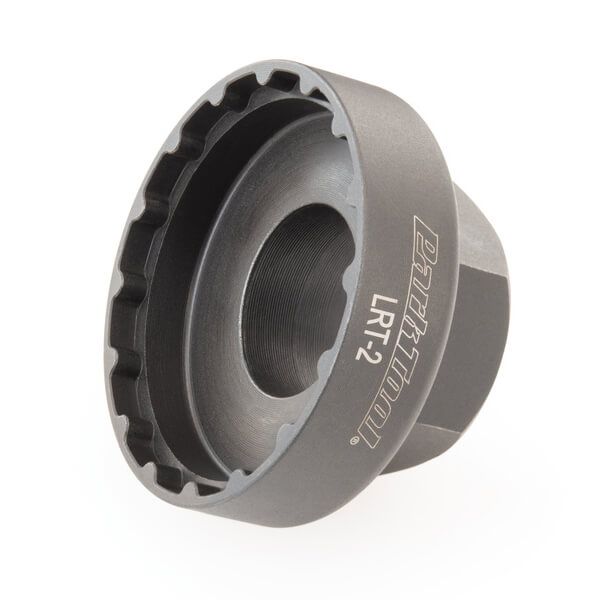 Park Tool LRT-2 lukkorengastyökalu Shimano Steps -eturattaan lukkorenkaalle