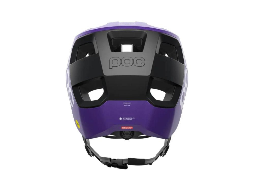 POC Kortal Race Mips, kuva 2 – Sapphire Purple / Uranium Black Metallic Matt