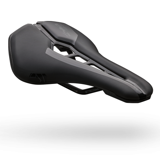 Pro Stealth Curved Performance saddle with steel rails