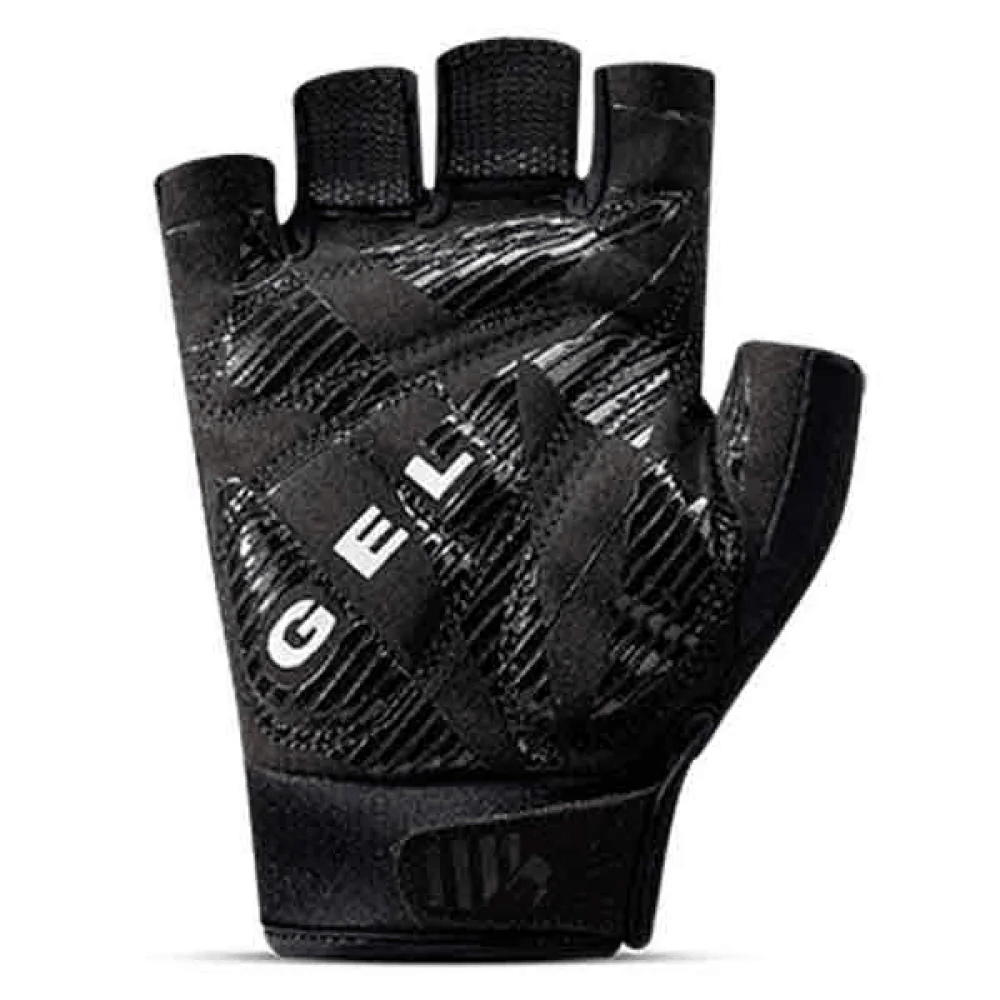 Roeckl Itamos 3 musta lyhytsorminen ajohanska pehmustetulla kämmenellä