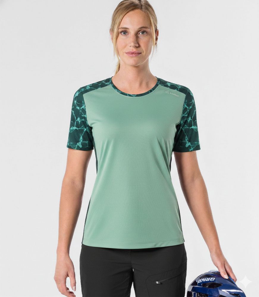 Löffler W MTB T Shirt Parella Cottage naisten kevyt maastopyöräilypaita