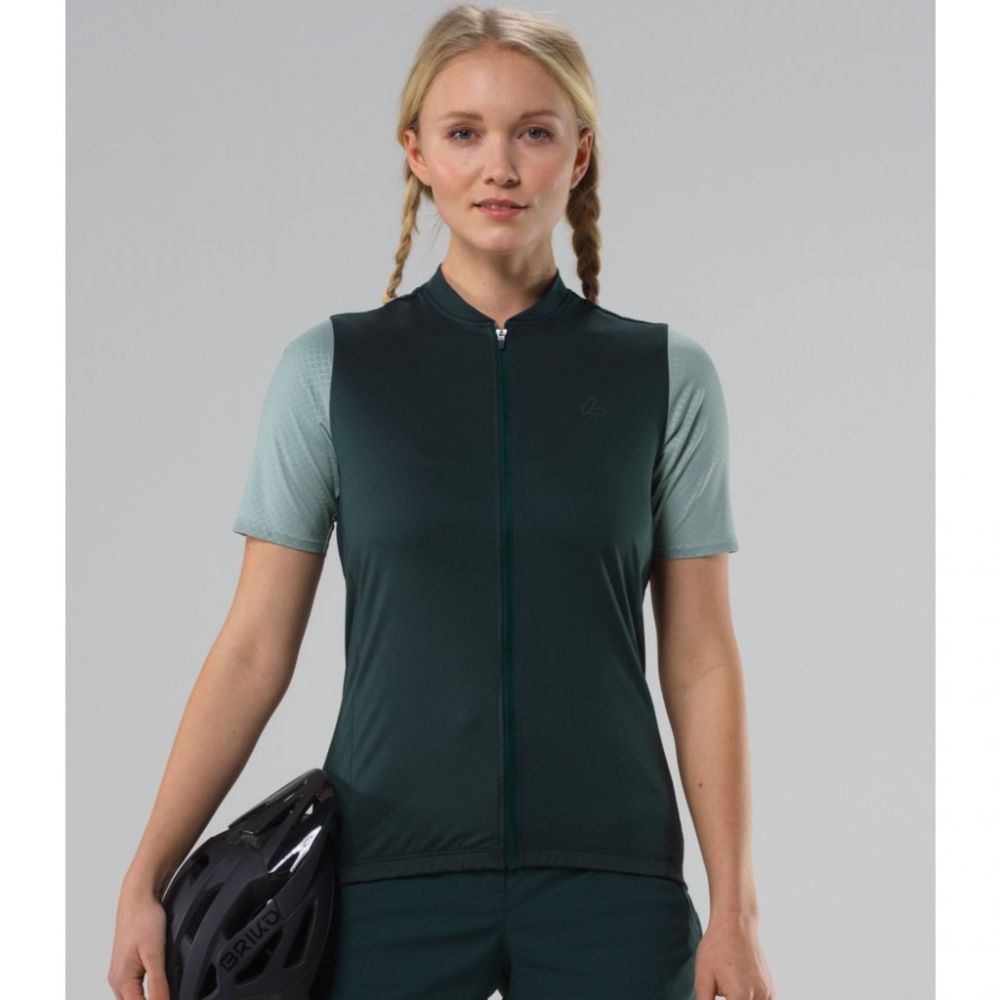 Löffler W Bike Jersey FZ Skys Clear Mid, kuva 3 – Forest