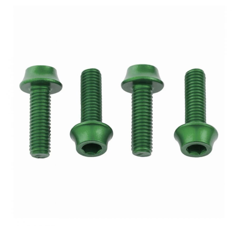 Wolf Tooth Water Bottle Cage Bolts 4 kpl – Olive