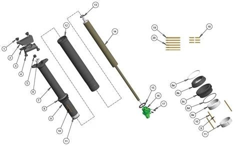 ONEUP DROPPER POST CARTRIDGE - V2, image 2