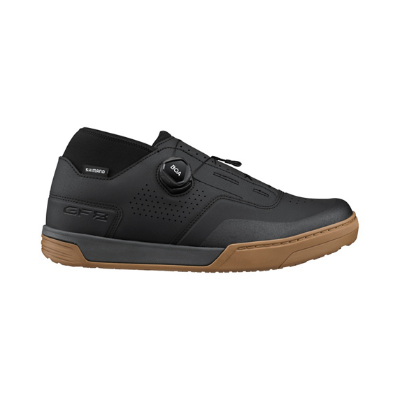 Shimano SH-GF800 Cycling Shoe for Flat Pedals – Black/Amber