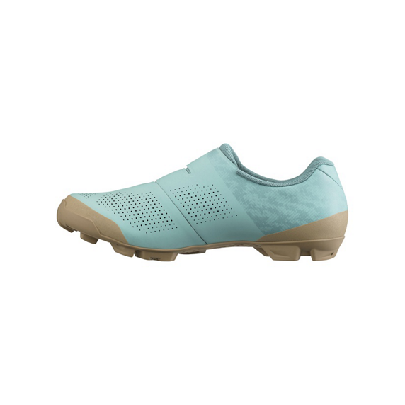 Shimano SH-XC302W – naisten SPD-maastokenkä tehokkaaseen XC- ja gravel-ajoon Surf Blue