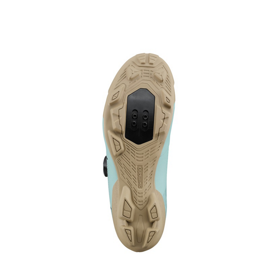 Shimano SH-XC302W – naisten SPD-ajokenkä pohja Surf Blue